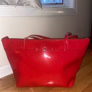 Red Kate Spade tote new with tags